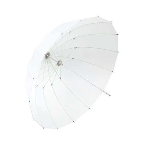 Godox UB-105T paraboolne läbipaistev stuudiovihmavari 105 cm külgvaates valgusstatiivil