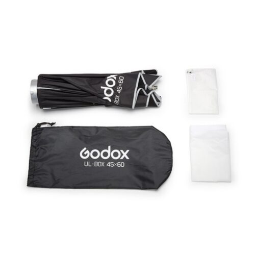 Godox UL-BOX-45x60 softbox, hajutid ja kandekott