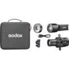Godox RS100R 1K komplekt kandekoti, valgusti ja SP36K projektsiooniotsikuga