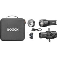 Godox RS100R 1K komplekt kandekoti, valgusti ja SP36K projektsiooniotsikuga