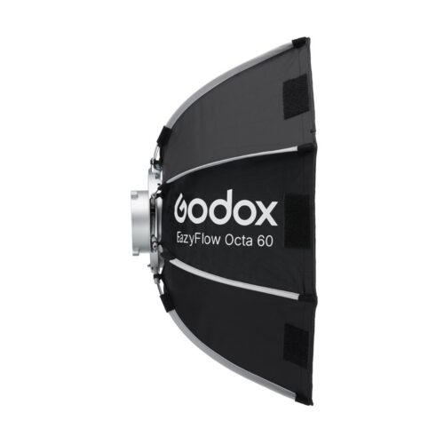 Godox EazyFlow Octa 60 softboxi külgprofiil Bowens kinnitusrõnga ja takjakinnitustega
