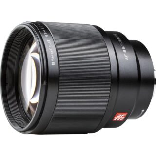 Viltrox AF 85 mm F1.8 II FE täiskaadri portreeobjektiiv Sony E-mount, külgvaade