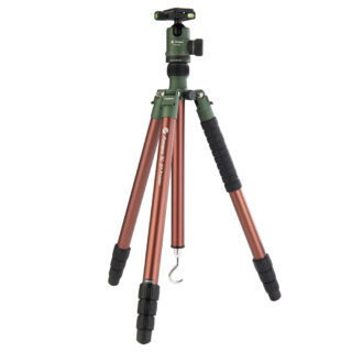 Fotopro X-Go Predator statiiv FPH-62Q kuulpeaga, roheline, eestvaade