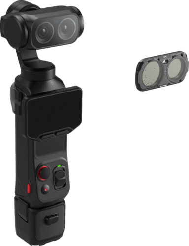 Insta360 Luna Ultra CPL-filter SmallRig 6687 kaamera kõrval