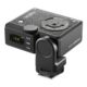 Godox Lux Junior II retro välklamp nurga alt: tagaküljel ekraan TTL +3.0, juhtnupud ja kiri LUX JUNIOR II