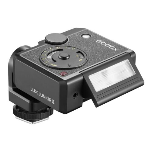 Godox Lux Junior II välklamp üles kallutatud välgupeaga