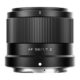 Viltrox AF 56mm F/1.7 Z objektiiv külje pealt, korpusel kiri AF 56/1.7 Z