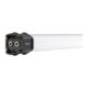 Nanlite PavoTube II 15C otsakork, kus on DMX-pesa ja DC 15V toitepesa