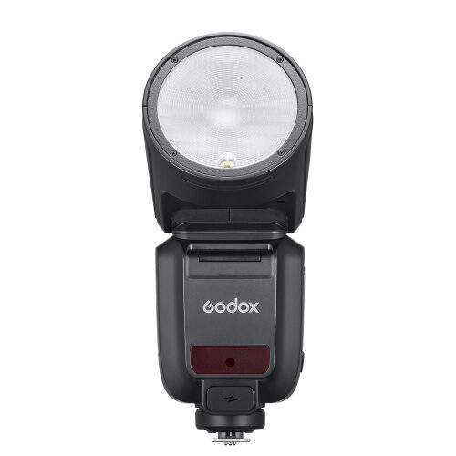 Godox V100 Sony ümar välgupea eestvaates ilma lisavälguta