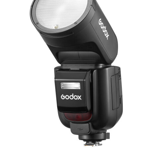 Godox V1 Pro Olympus/Panasonic ümarpeaga välk nurga alt