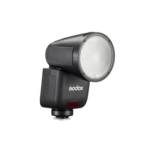 Godox V1 Mid Fujifilm ümar välgupea lähivaates