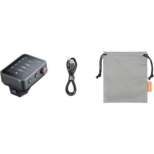 Godox X3 Pro F komplekt: päästik, USB-C kaabel ja kott
