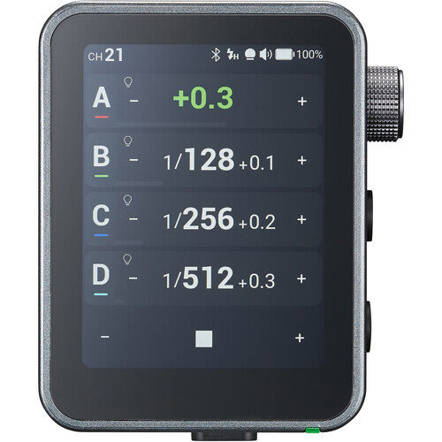 Godox X3 Pro O 2,4" puuteekraan nelja grupi seadetega
