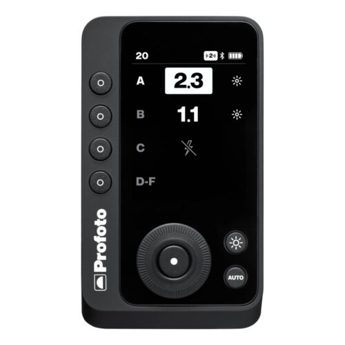 Profoto Connect Pro Nikon välgupäästiku ekraan ja nupud eest