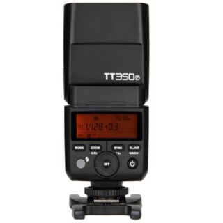 Godox TT350F kaameravälk Fujifilm – vaade 1