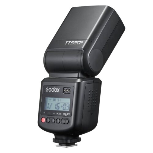 Godox TT520III kaameravälk – vaade 1