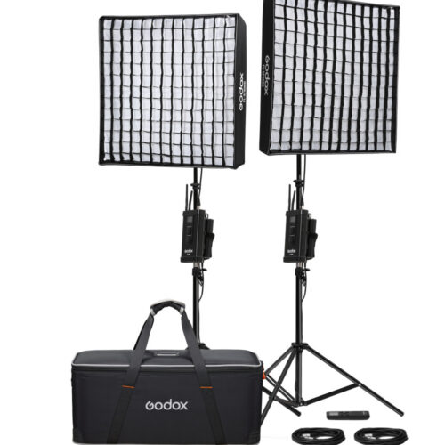 Godox FL150-K2 kahe painduva LED-paneeli komplekt – vaade 2