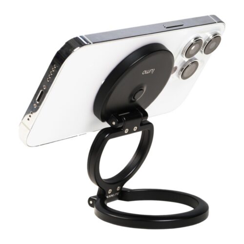 Nanlite Lumo MagSafe LED-ringvalgusti telefonile, Polar Black – vaade 3