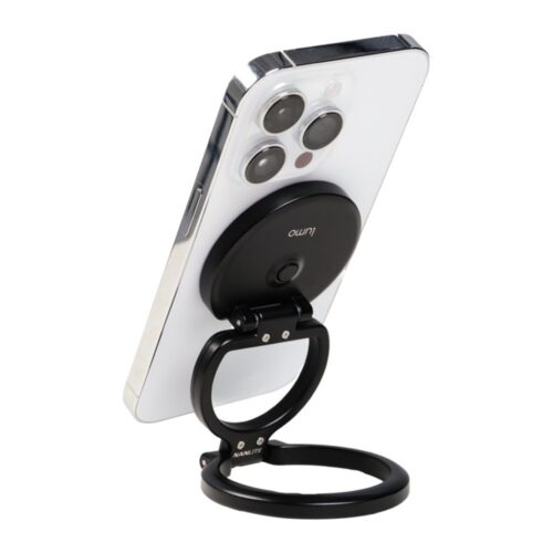 Nanlite Lumo MagSafe LED-ringvalgusti telefonile, Polar Black – vaade 5