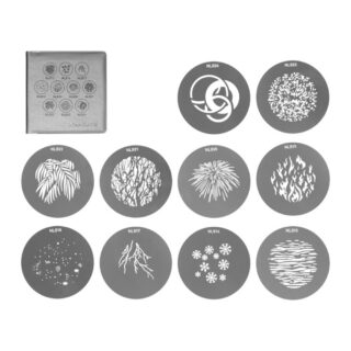 Nanlite gobo komplekt 2 projektsiooniotsikule PJ-BM (10 tk)