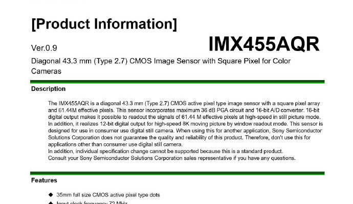 Sony-60MP-sensor-IMX455