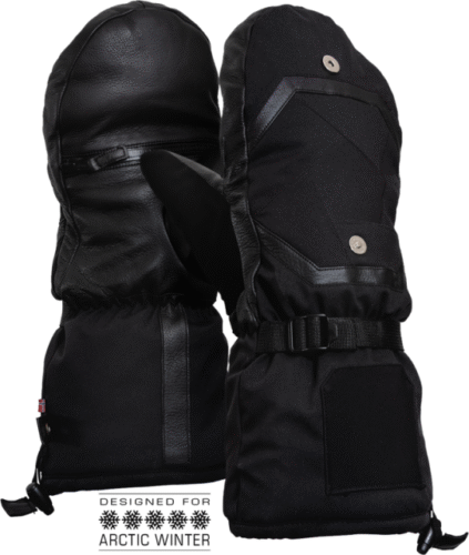 VALLERRET Alta Overmitt Black M
