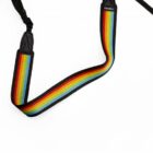 Polaroid Camera Strap Flat Rainbow Black