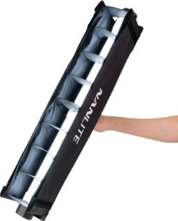 Nanlite Barndoor with eggcrate for Pavotube II 15X