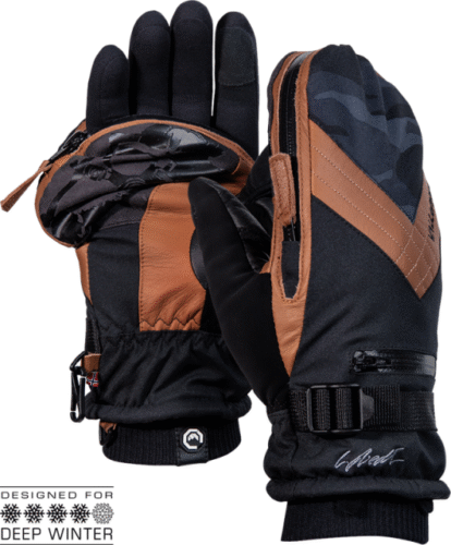 Vallerret Skadi Zipper Mitt PSP M Brown