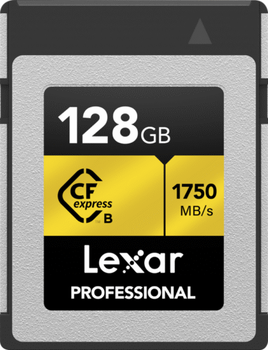 128GB LEXAR CFexpress Pro Gold R1750/W1500