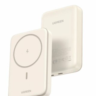 UGREEN 10000mAh Magnetic Wireless Power Bank Beige