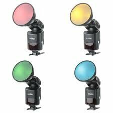 Godox Flash Color Gel Pack & Reflector Grid