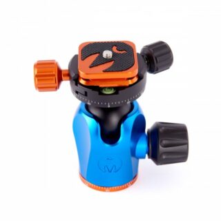 3 Legged Thing Equinox AirHead 360 Ballhead with dual strap connectors, Arca Swiss Compatible