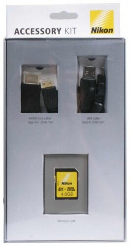 Accessory kit (HDMI+USB cable+4GB card)