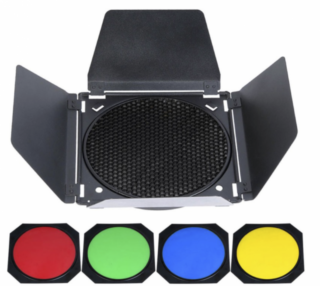 Godox BD-04 Barndoor Kit 7"