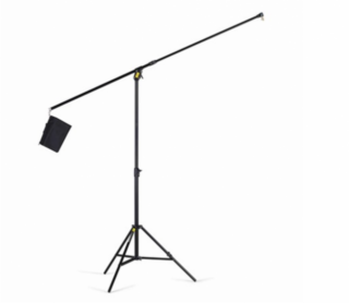 MANFROTTO BLACK ALUMINIUM COMBI-BOOM STAND WITH SANDBAG