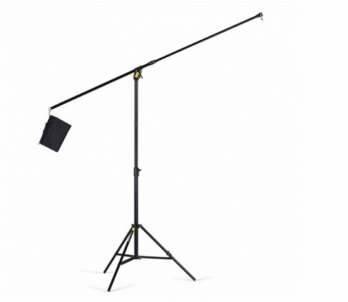 MANFROTTO BLACK ALUMINIUM COMBI-BOOM STAND WITH SANDBAG
