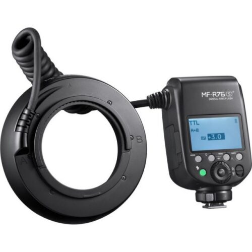 Godox MF-R76S+ Macro Ring Flash for Dental Photography for Sony