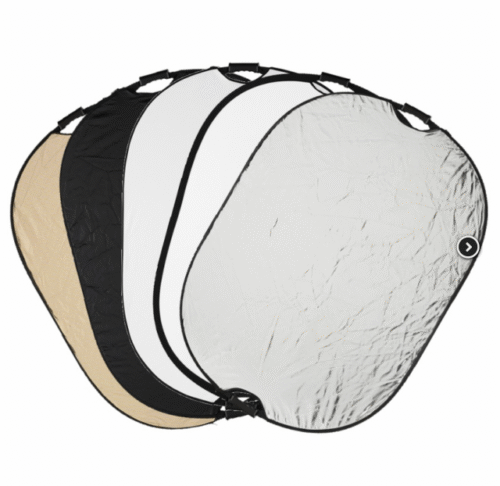 Quadralite Collapsible Reflector w/Grip 5in1 90x120cm